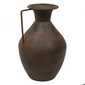 Atmosphera Cruche Wonj marron H30cm cr&eacute;ateur d'int&eacute;rieur