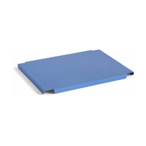 Hay Couvercle / Pour panier Colour Crate Medium 26,5 x 34,5 cm bleu en m&eacute;tal
