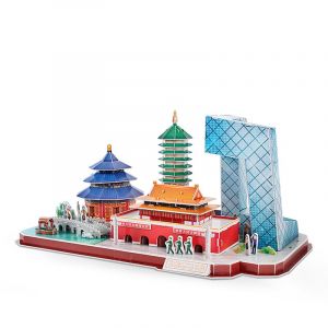 Dam Puzzle 3d city line pekin