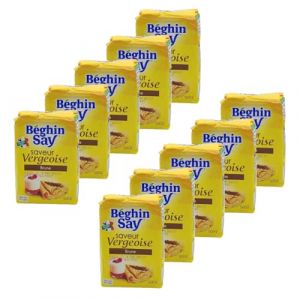 B&eacute;ghin Say - Lot 10x Sucre vergeoise brune - Paquet 500g