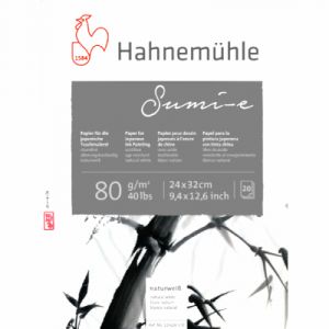 Hahnemühle Bloc special SUMI-E - 24x32cm - 80g/m² - Bloc de 20 feuilles