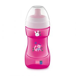 Image de Mam Sports Cup ZEDMM224F Tasse anti-goutte pour enfants de 12 mois Rose 330 ml