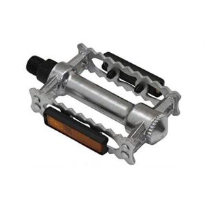 E'newton Pedale city retro 365 acier chrome paire