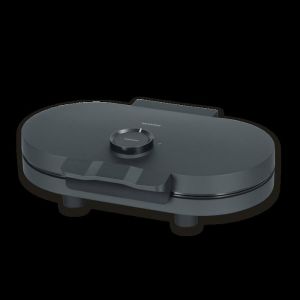 Severin Gaufrier WA 2118 Double Coeur 1200W Rev&ecirc;tement Antiadh&eacute;sif Noir