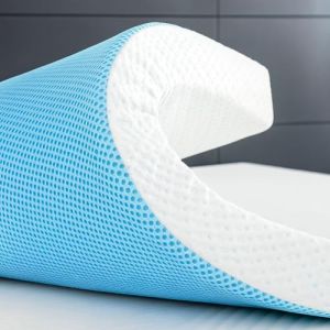 Surmatelas 80x200 cm M&eacute;moire de Forme &Eacute;paisseur 4 cm Soulage le Dos & Am&eacute;liore le Confort Housse Lavable Antid&eacute;rapante OEKO-TEX