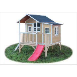 Exit Toys Cabane Bois Loft 350 Naturel
