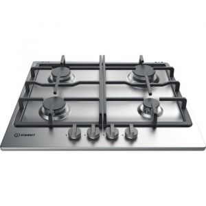 Image de Indesit THP 641 IX/I hob Stainless steel Built-in Gas 4 zone s (THP 641 IX/I)