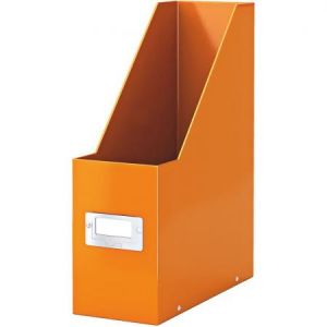 Image de Leitz 6047-00-44 - Porte-revues Click & Store, format 24x32, en PP, coloris orange métallique
