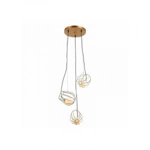 Italux Suspension moderne Melisa 3 ampoules