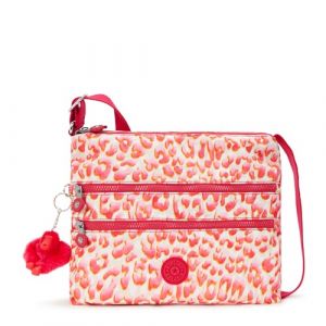 Kipling Alvar, Medium Crossbody Women's, Latin Cheetah, Taille Unique