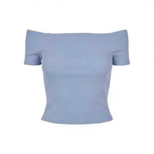 Urban classics T-shirt à épaules dénudées femme