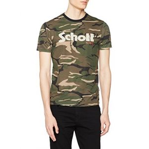 Image de Schott T-shirt - tee-shirt vert - Taille EU XXL,EU M,EU L,EU XL