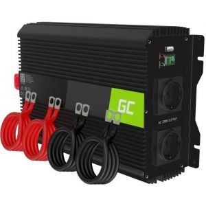 Green Cell 2000W/4000W Modifiée Sinus Convertisseur de Tension DC 12V AC 230V Power Inverter sinusoïdale, Onduleur Transformateur