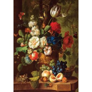 Image de Fleurs et Fruits Nature Morte