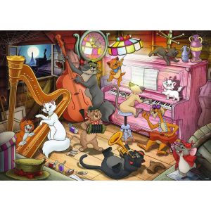 Ravensburger Puzzle 1000 pièces - Collection Disney : Les Aristochats