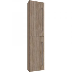 VCB6 Armoire de toilette haute avec 2 portes, imitation chêne Sonoma.