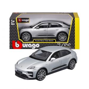 Bburago Porsche Macan 4 Electric, Diecast 1:24, R&eacute;plique D&eacute;taill&eacute;e avec Capot et Portes Ouvrables, Licence Porsche, Assortiment Al&eacute;atoire, &Acirc;ge Recommand&eacute; 3+ Ans