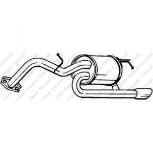 Bosal Silencieux arri&egrave;re 228-185