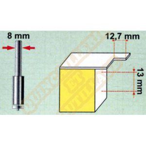 Tivoly FRAISE Q8CARB AFFLEUR RLT 12.7