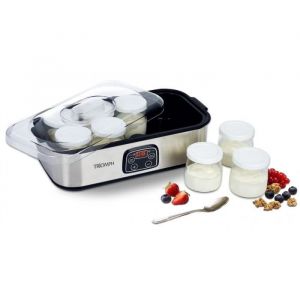 Triomph Yaourti&egrave;re &Eacute;lectrique ETF2151 avec 8 Pots de 180ml, Automatique Yaourti&egrave;re avec &Eacute;cran Num&eacute;rique, Thermostat R&eacute;glable