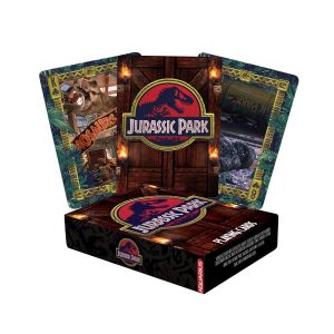 Aquarius Cartes &agrave; Jouer Jurassic Park - Jeu de Cartes sur Le th&egrave;me de Jurassic Park pour Vos Jeux de Cartes pr&eacute;f&eacute;r&eacute;s - Produit sous Licence Officielle Jurassic Park et Objets de Collection, 6,3 x 8,9
