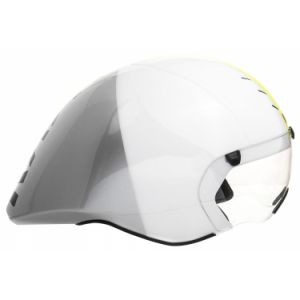 Kask Casque aero mistral blanc argent jaune m 55 58 cm