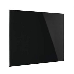 Magnetoplan Tableau magnétique en verre (l x H) 800 mm x 600 mm noir 13403012