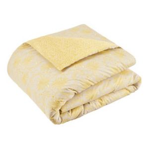 Image de Jardin secret Housse de couette Persephone en satin de coton peign&eacute; 110 fils/cm&sup2; Jaune