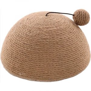Flamingo Jouet a griffer pour chat en jute ø 26 cm - griffoir Beige