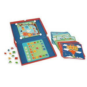 Scratch Jeu Educatif Magnétique Couleurs et de Formes – Jeu pour Enfants à partir de 5 Ans - 1 Joueur - Assortiment de Couleurs et de Formes