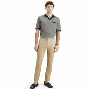 DOCKERS Pantalon chino slim Original camel en coton