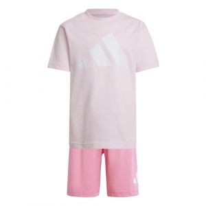 Adidas Ensemble lk big logo enfant rose