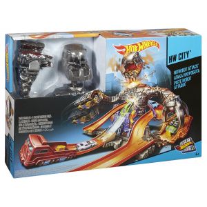 Image de Mattel Hot Wheels CDR06 - Piste Robot Attaque