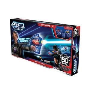 Silverlit Coffret de 2 blasters - Lazer M.A.D Extreme Battle OPS X