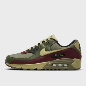 Nike Air Max 90 GORE-TEX - Medium Olive/Cargo Khaki/Burgundy Crush/Neutral Olive, Medium Olive/Cargo Khaki/Burgundy Crush/Neutral Olive - Taille 41