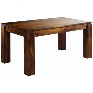 Table à manger extensible 220x90 Palissandre laqué Life honey metro life 157 - brun