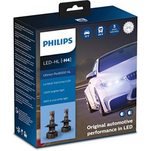 Philips Ultinon Pro9000 LED ampoule de phare autombile (H4), set de 2