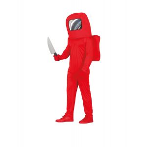 D&eacute;guisement astronaute de jeux vid&eacute;o rouge adolescent - Couleur Rouge - Taille 14-16 ans