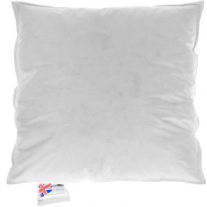 HOMESCAPES Coussin de garnissage en Duvet et Plumes d’oie et Coton, Coussin à recouvrir 90x90 cm