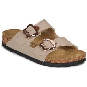 Birkenstock Mules enfant Arizona Kids Flower Buckle Beige - Taille 37,38,39