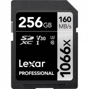 Lexar Carte SDXC 256GB Professional UHS-I 1066X