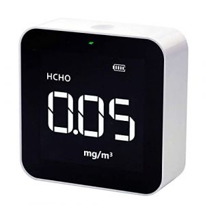 Temtop M10 Surveiller Détecteur de Qualité de l'air pour PM2.5/HCHO/TVOC/AQI, Portable Moniteur Intelligent, batterie rechargeable?Garantie 3 ans?