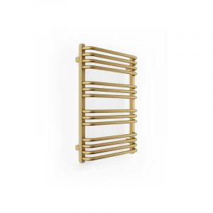 Sèche-serviette électrique doré de 540mm de haut et 600mm de large - 400 Watt - ALE540/600E8BRA