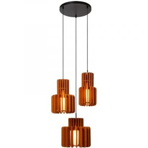 Lucide Rollo Suspension 3xE27 Terre cuite