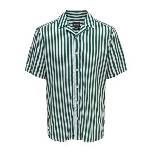 Only & Sons Chemise Onswayne Life Viscose M dark green