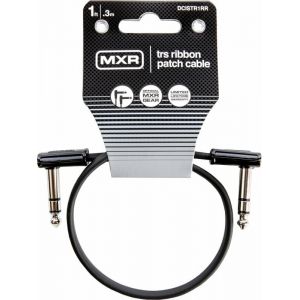 Jim Dunlop Dunlop MXR DCISTR1RR Ribbon TRS Cable Noir 30 cm Angle - Angle