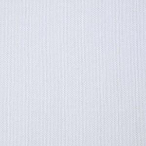 Image de Homescapes - Tissu en coton uni Blanc