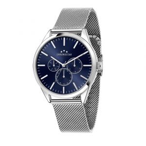 Chronostar Montre pour homme en AlliageAcier en forme de rond de forme Rond, couleur : BLEU, SUNRAY, fonctionnalit&eacute;s : 3 ATM - 0.071 g - R3753298005