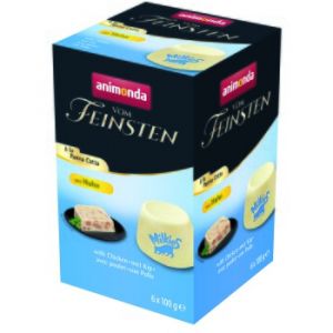 Animonda Vom Feinsten Adult à la Panna Cotta 6 x 100 g - poulet
