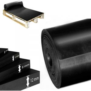 Tapis de caoutchouc SBR Produits lamin&eacute;s, Densit&eacute; 1,6 g/cm&sup3;, Ep = 8 mm, 120 x 50 cm